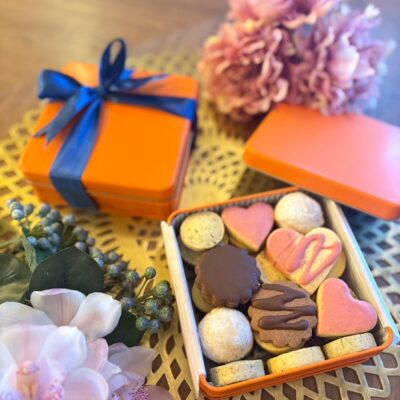 369の米粉クッキー缶